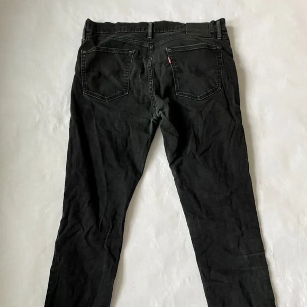 Levis 511 Mens Slim Fit Jeans Classic Black Wash Denim Pants V2